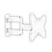  Arm Media COBRA-206  for TV 15"-40", wall, 5D, max 35 kg.